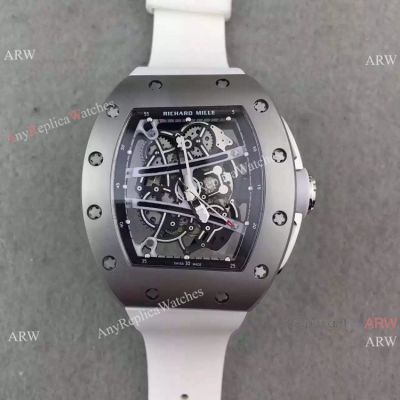 Swiss Grade Richard Mille 061-01 White Rubber Watch